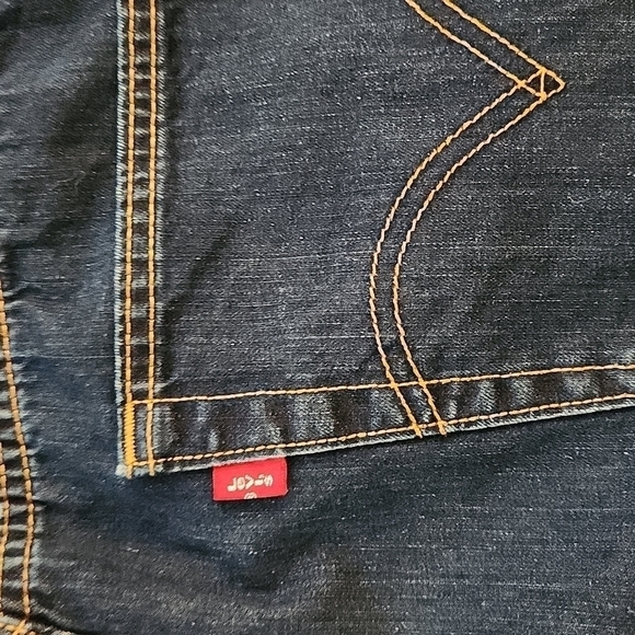 Levi's Blue 501 Button-Fly Denim Straight Leg Jeans - Picture 5 of 9